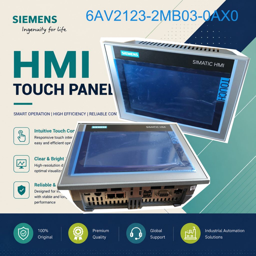 Siemens TP1200 Comfort HMI Touch Display 6AV212...