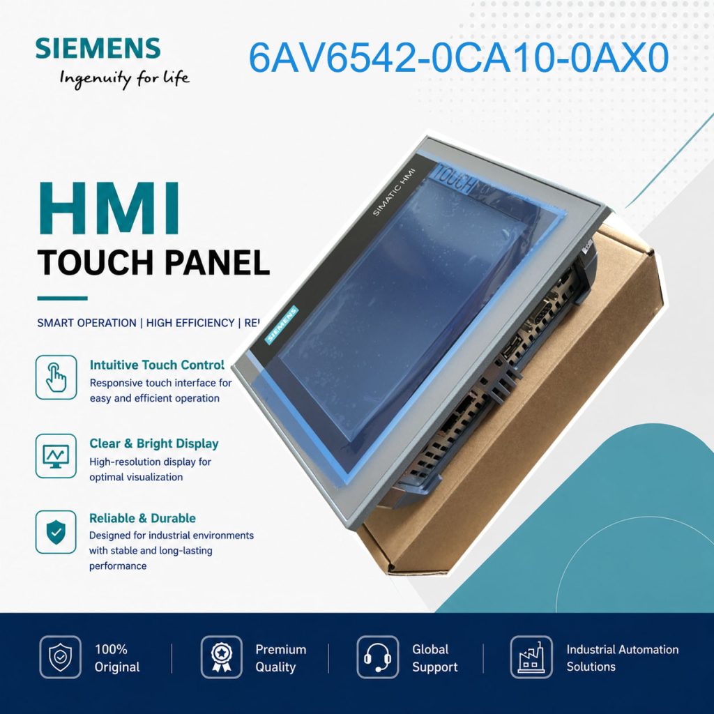 Siemens Industrial HMI Touch Interface 6AV6542-...