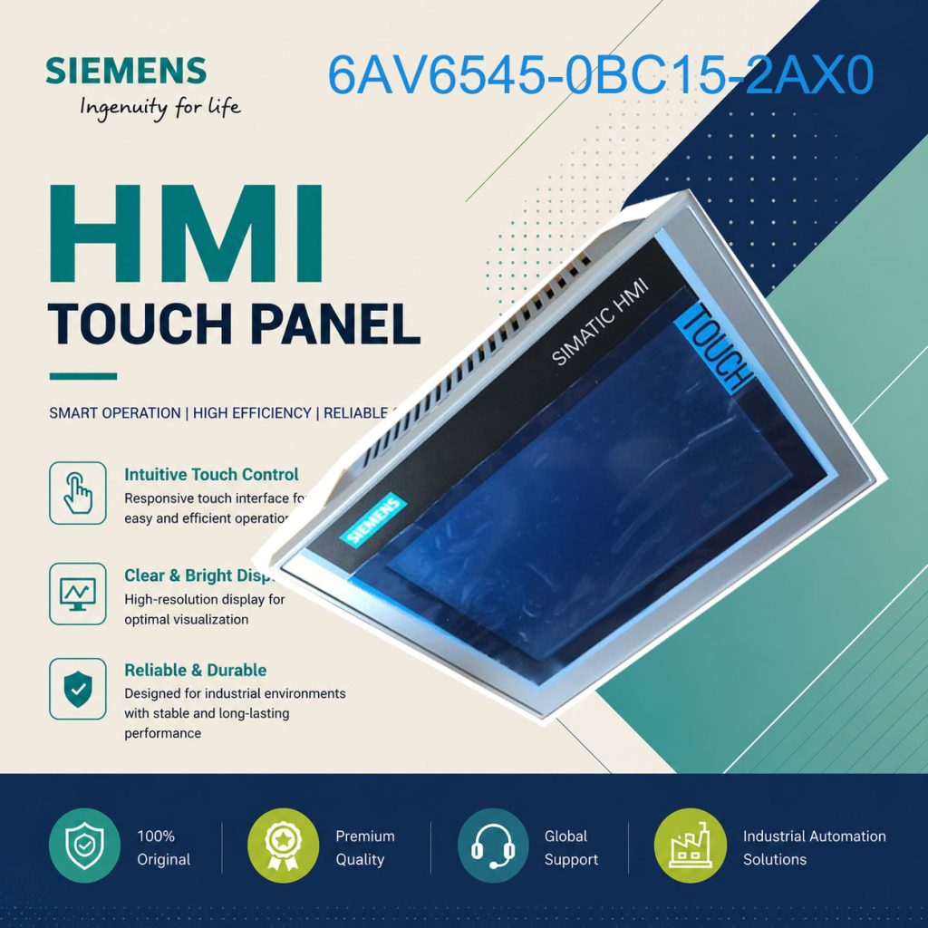 Siemens HMI Operator Interface 6AV6545-0BC15-2A...