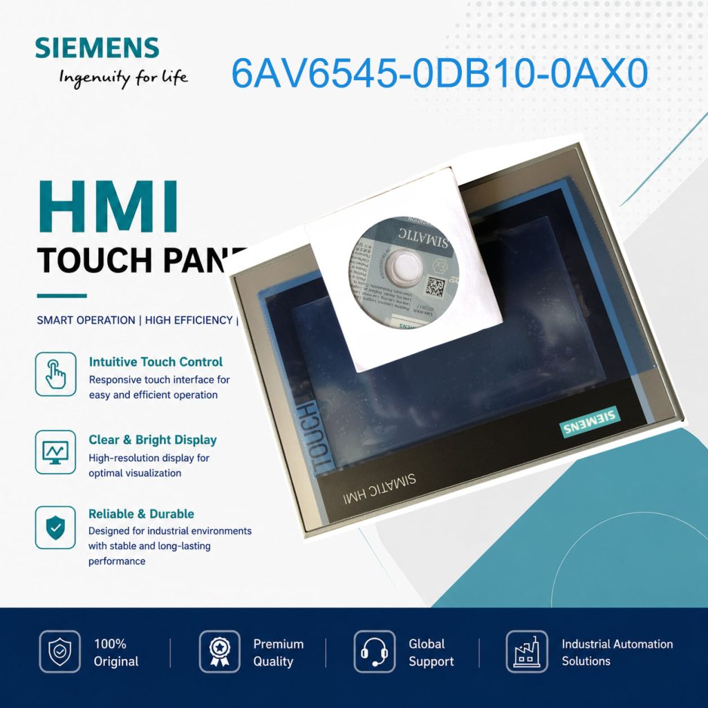 Siemens SIMATIC Industrial HMI Panel 6AV6545-0D...