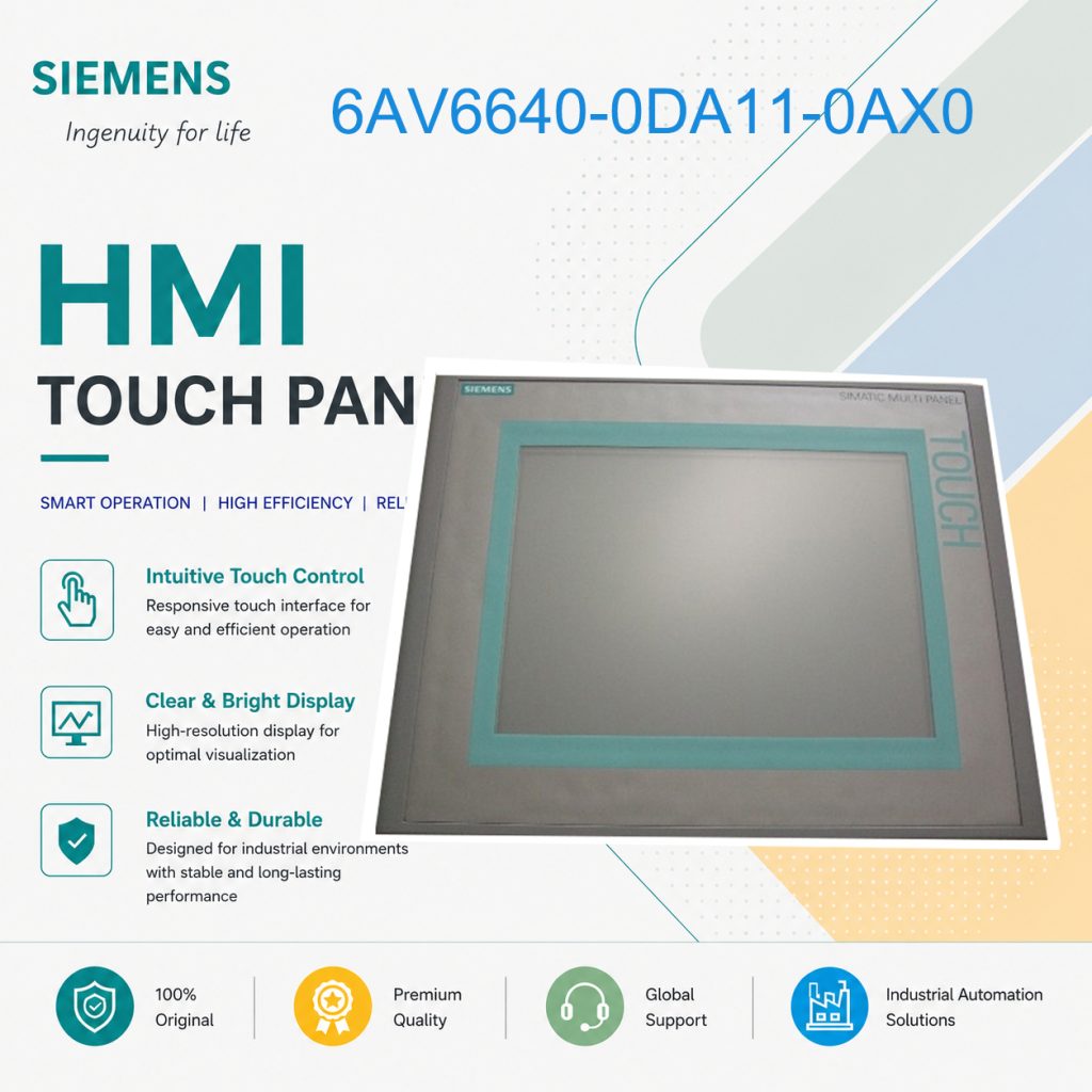 Siemens HMI Touch Display 6AV6640-0DA11-0AX0 fo...