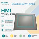 Siemens HMI Touch Display 6AV6640-0DA11-0AX0 for Industrial Control Systems