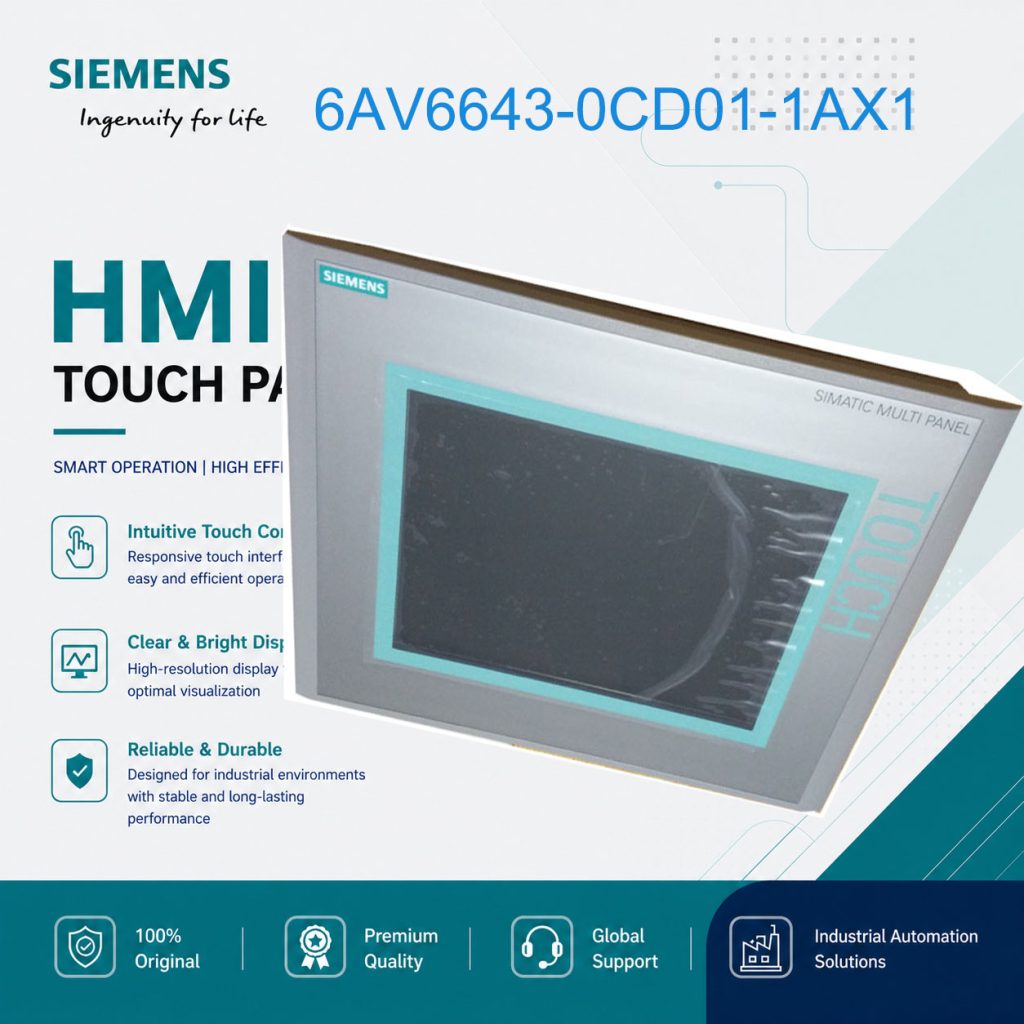 Siemens HMI Process Visualization Panel 6AV6643...