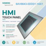 Siemens Industrial HMI Touch Interface 6AV6643-0DD01-1AX1 for Factory Control Systems