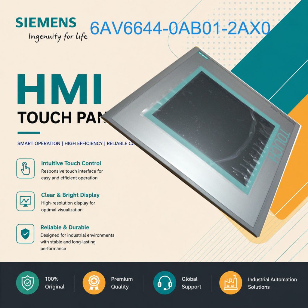 Siemens SIMATIC Industrial HMI Panel 6AV6644-0A...