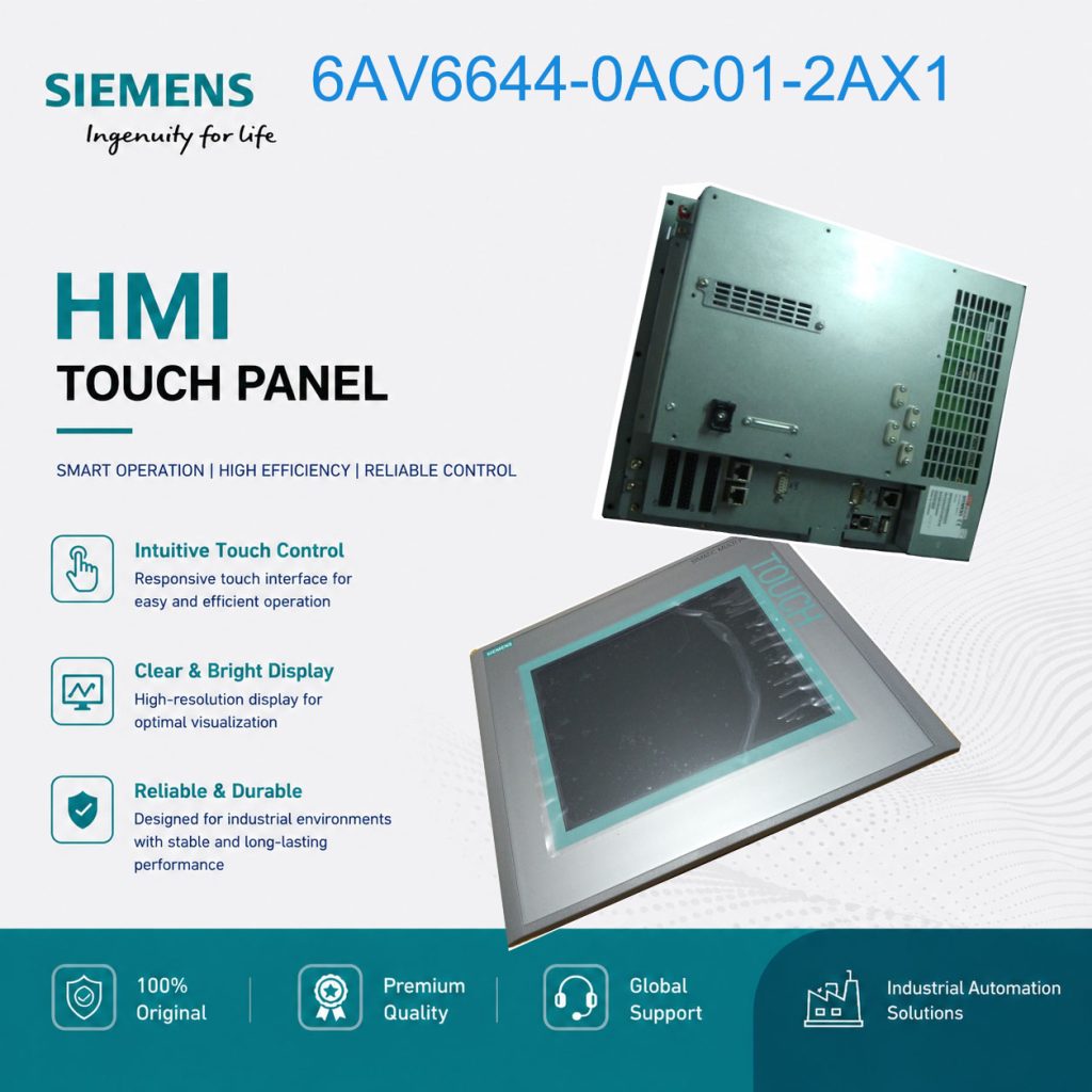 Siemens HMI Touch Interface 6AV6644-0AC01-2AX1 ...