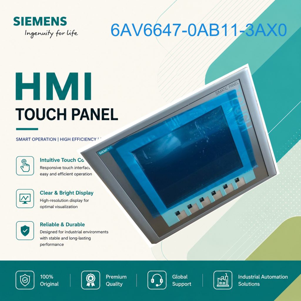 Siemens Industrial Operator Panel 6AV6647-0AB11...