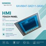 Siemens Industrial HMI Touch Panel 6AV66470AD11-3AX0 for Factory Control Systems