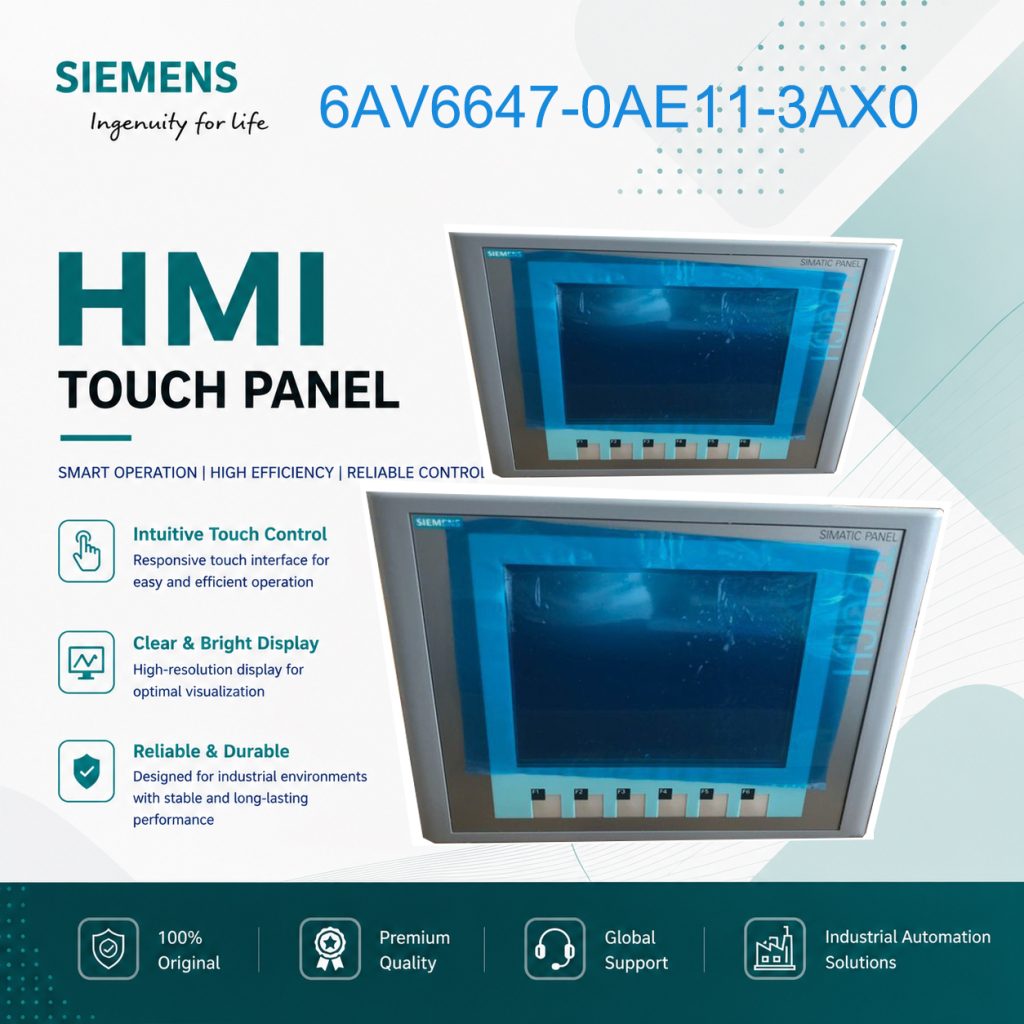Siemens HMI Operator Display 6AV6647-0AE11-3AX0...