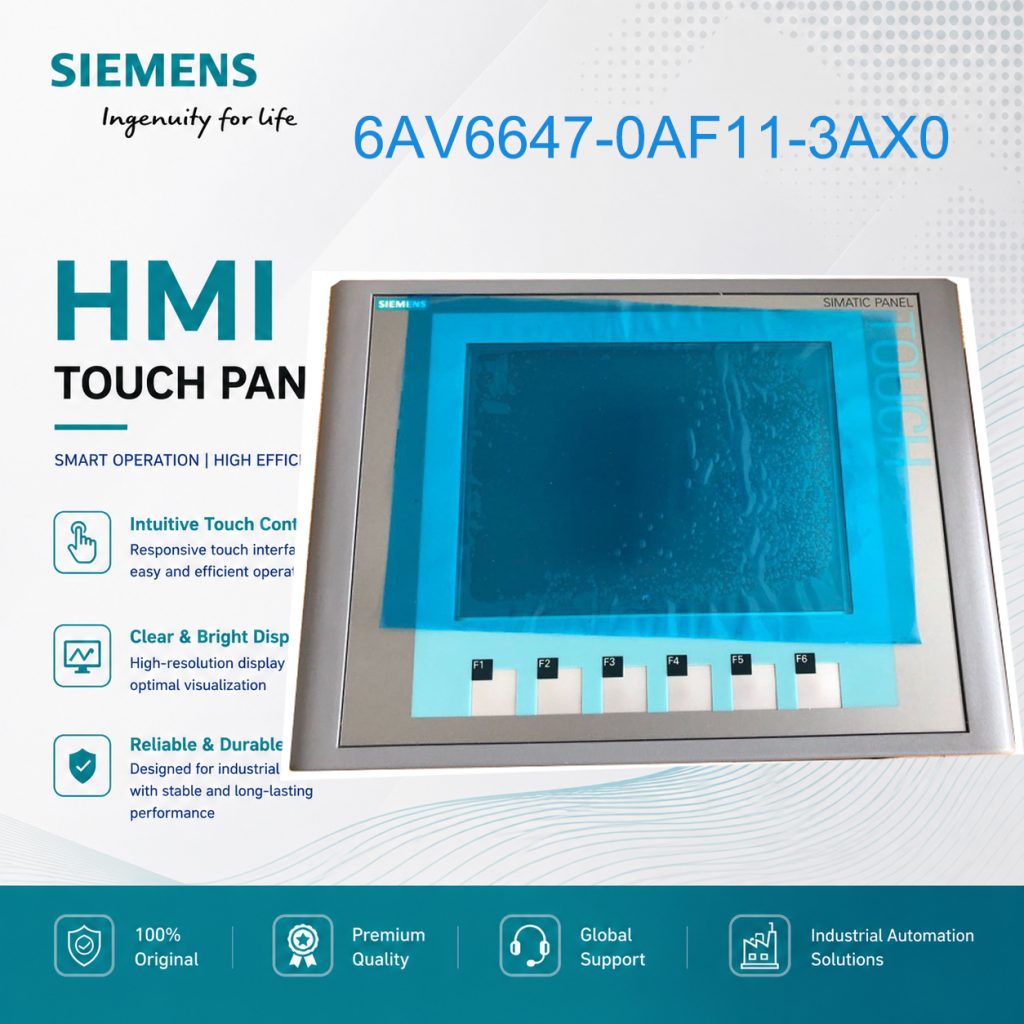 Siemens SIMATIC Industrial HMI Panel 6AV6647-0A...